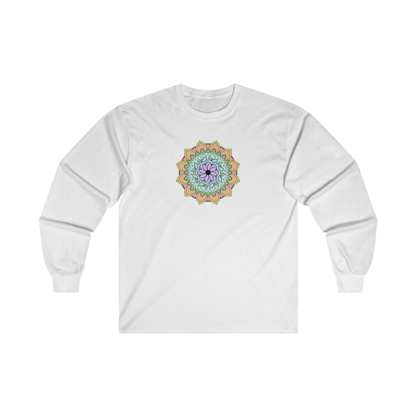 Colorful Mandala Long Sleeve Tee (003)
