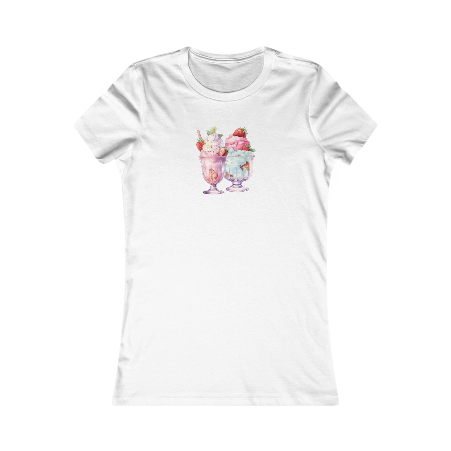 Ice Cream Sundae Fitted Tee