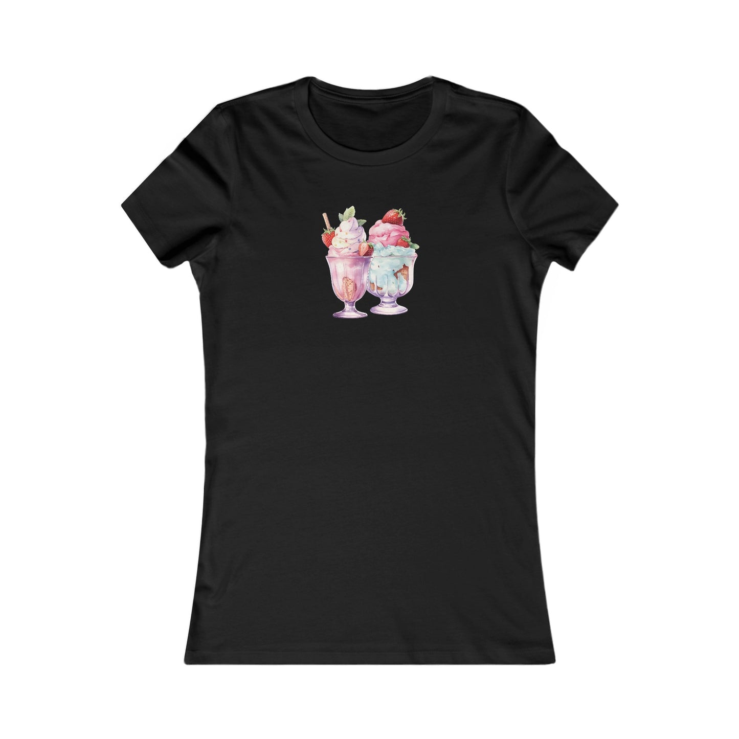 Ice Cream Sundae Fitted Tee