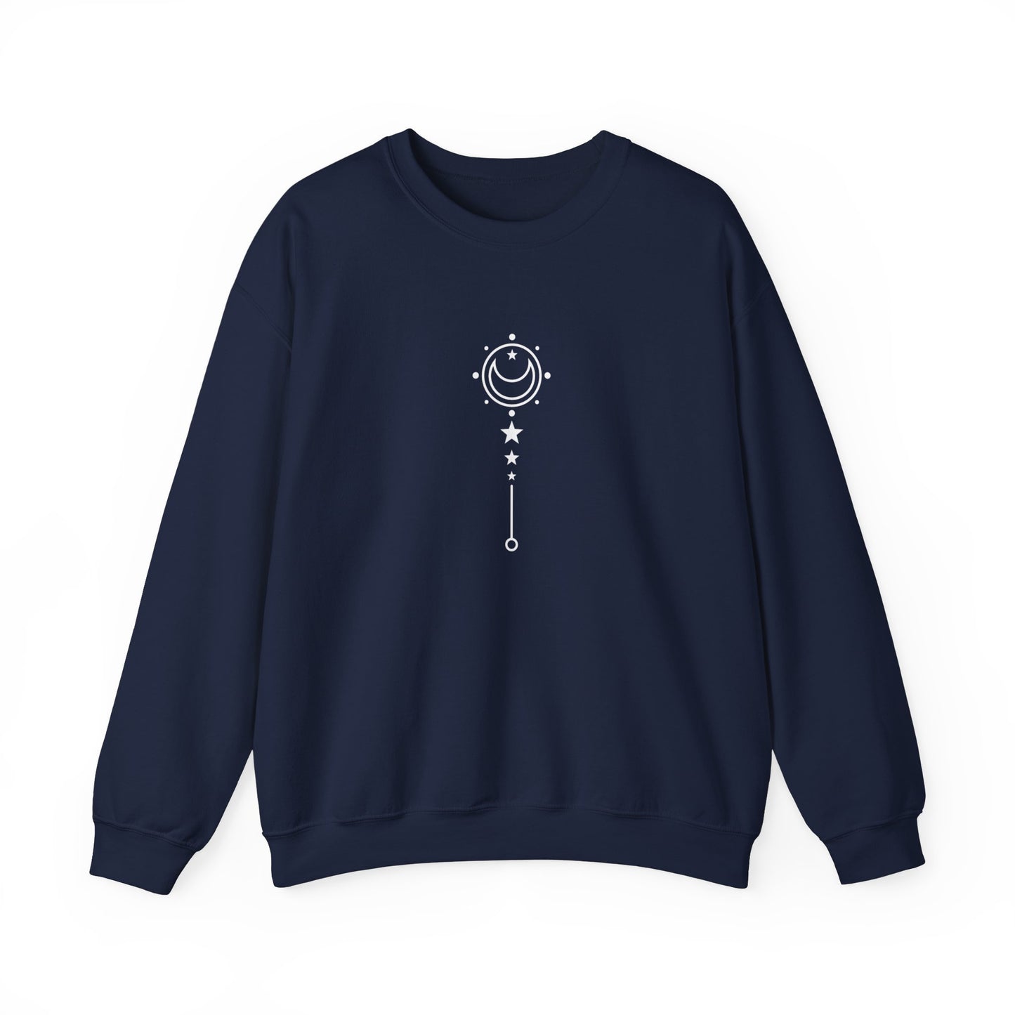Crescent Moon Pattern Sweatshirt