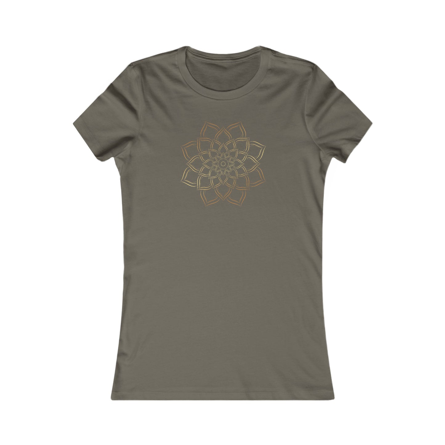 Colorful Mandala Fitted Tee (026)