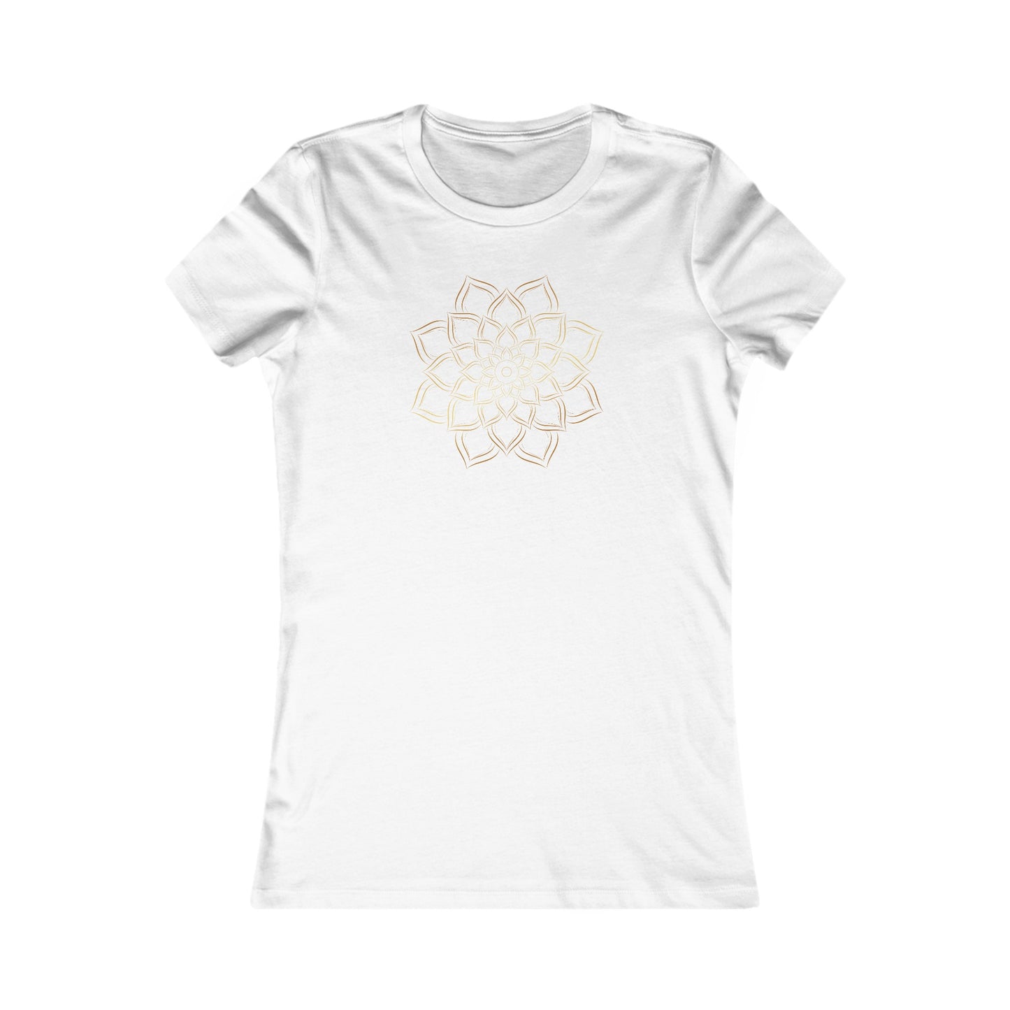 Colorful Mandala Fitted Tee (026)