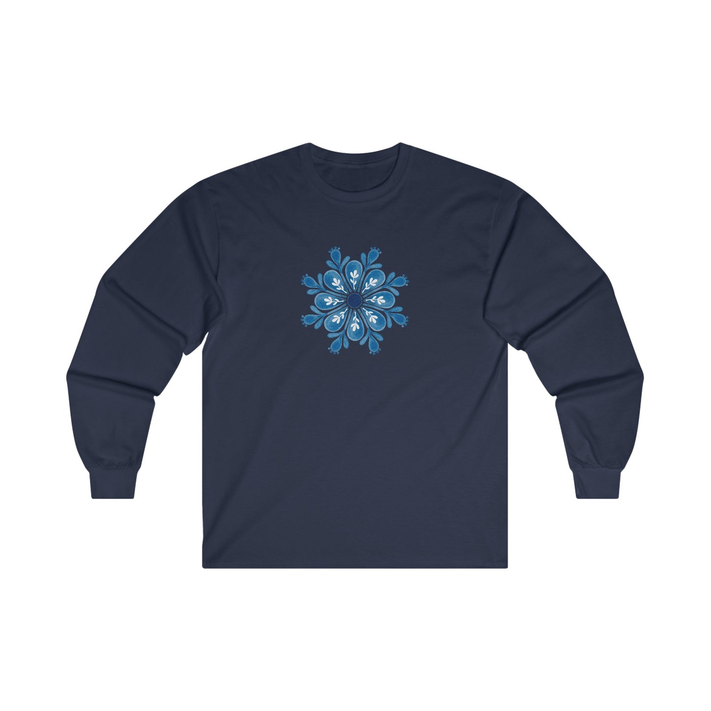 Snowflake Mandala Long Sleeve Tee