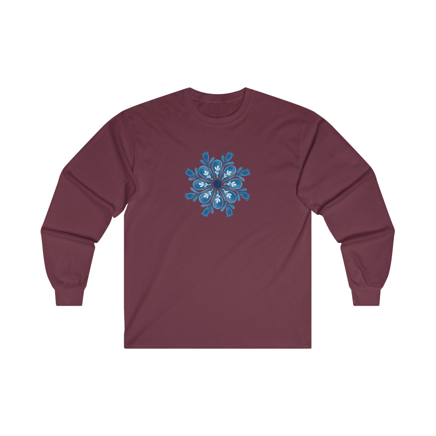 Snowflake Mandala Long Sleeve Tee