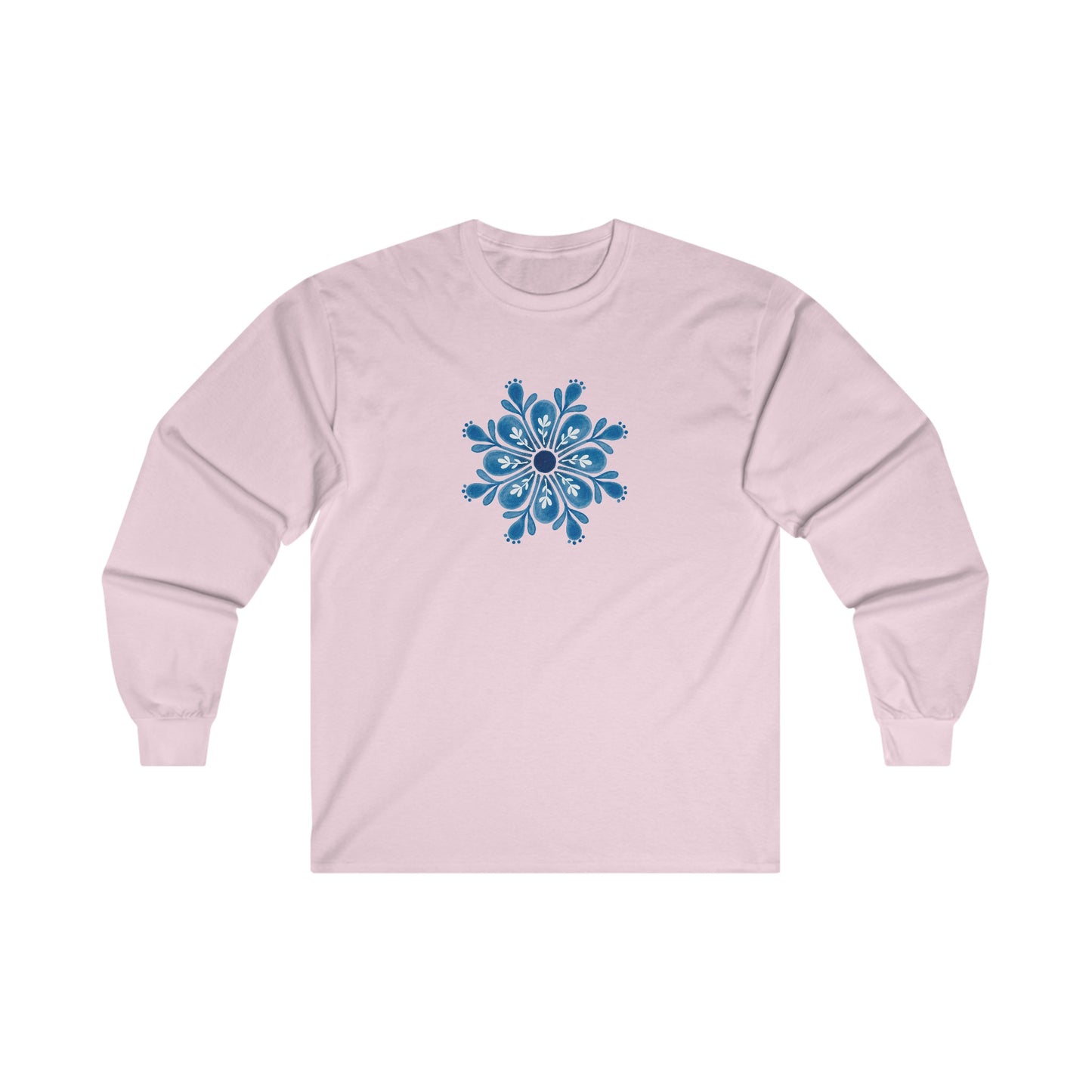 Snowflake Mandala Long Sleeve Tee