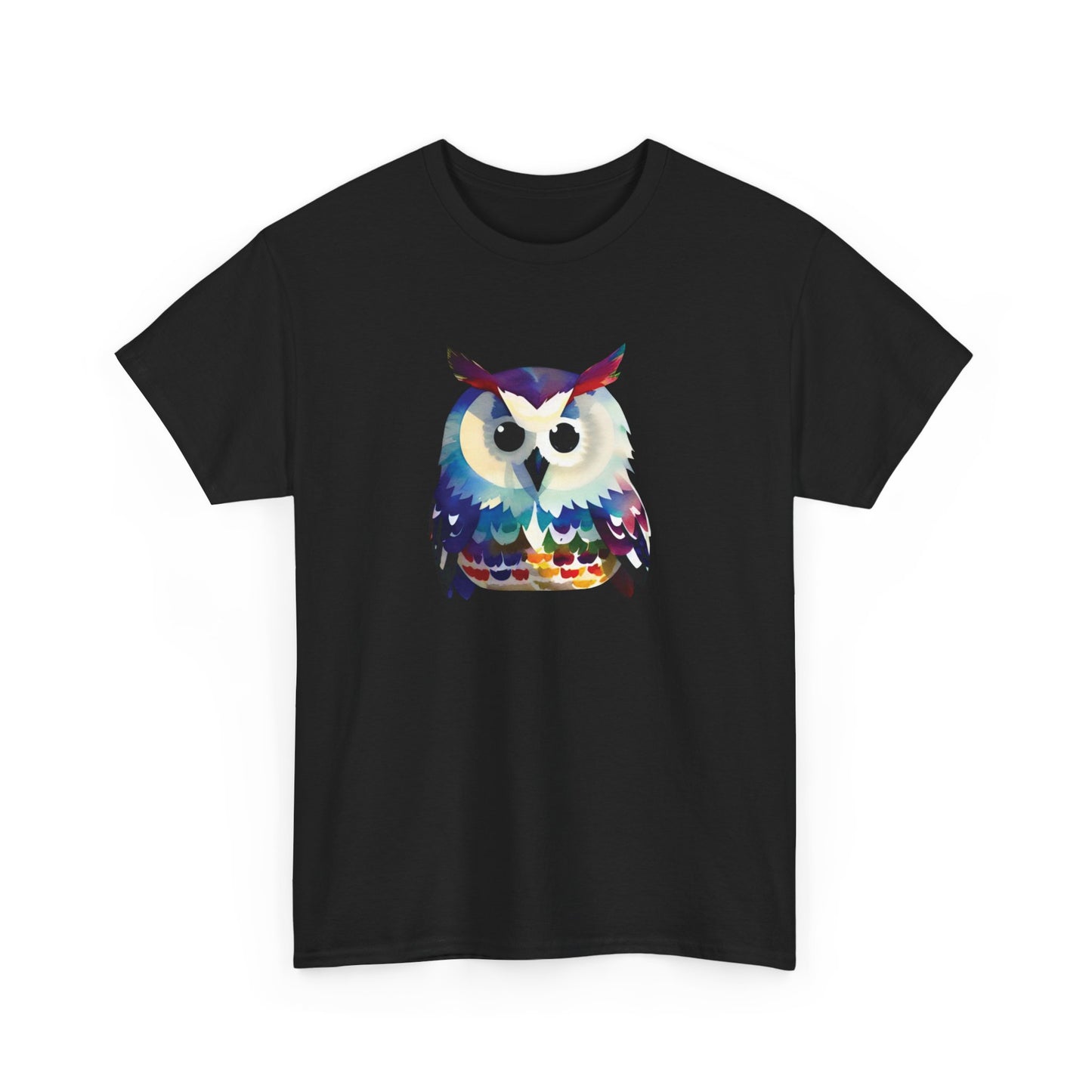 Watercolor Owl Short Sleeve Tee