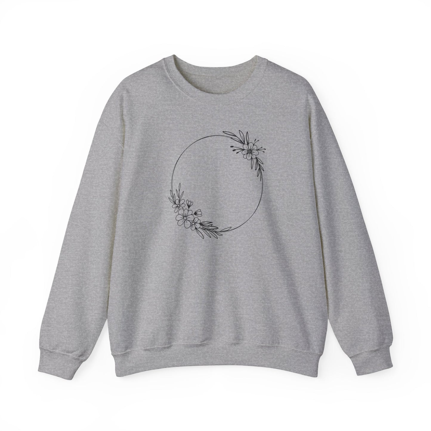 Double Floral Circle Sweatshirt