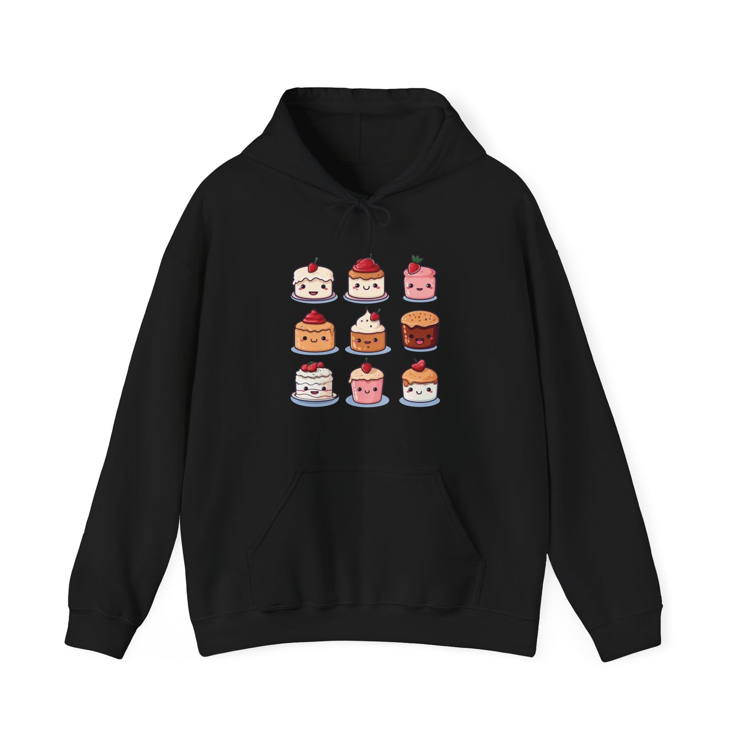 Cute Cake Set Hooded Sweatshirt