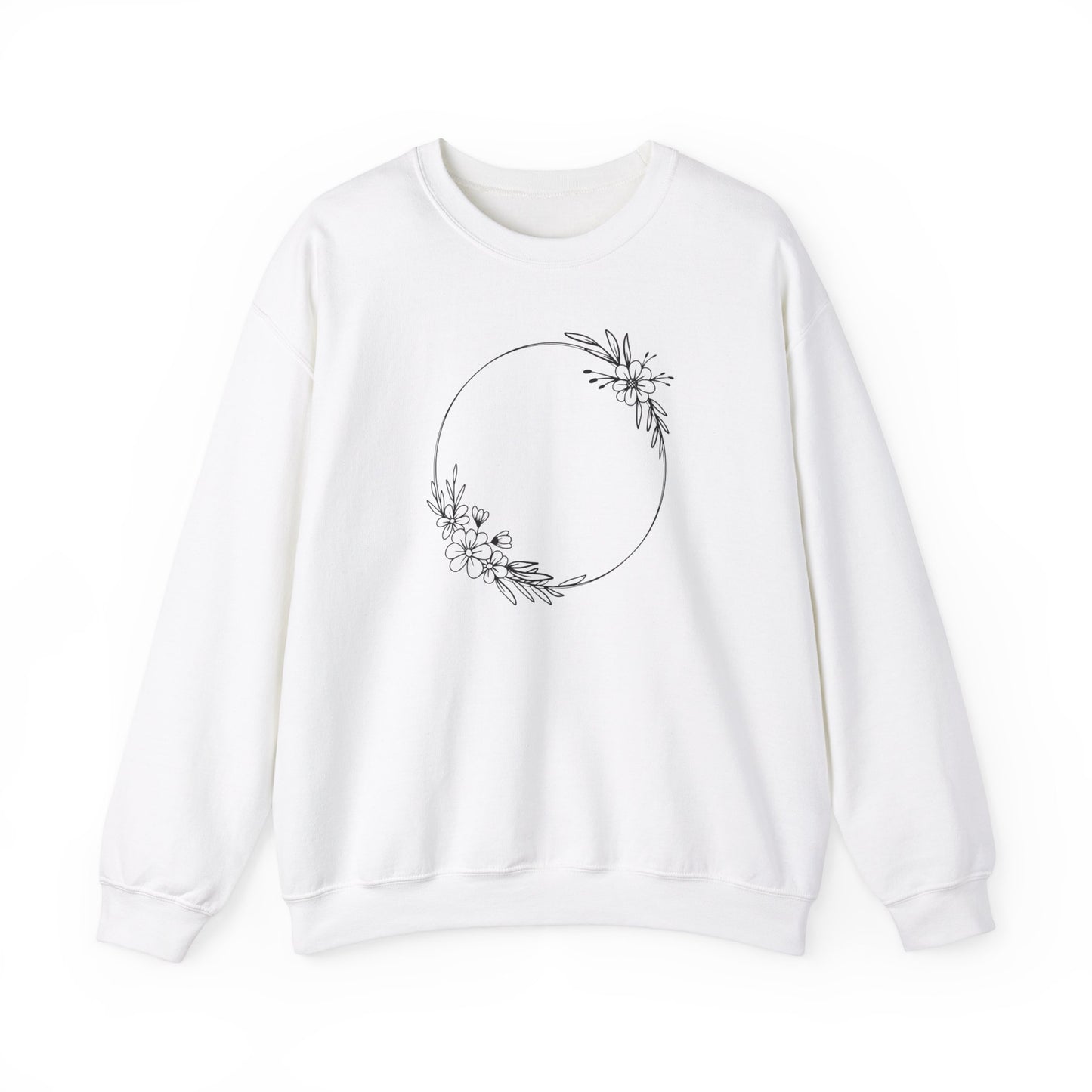 Double Floral Circle Sweatshirt