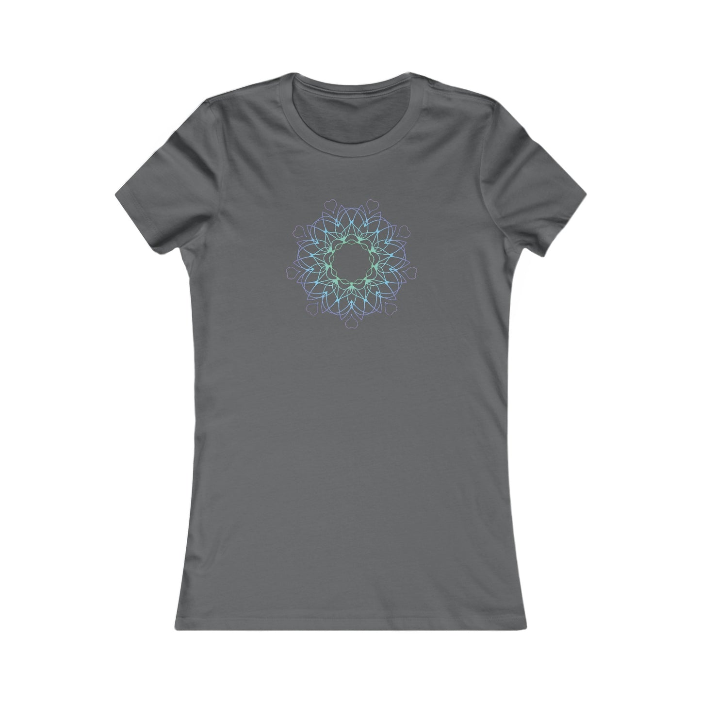 Colorful Mandala Fitted Tee (007)