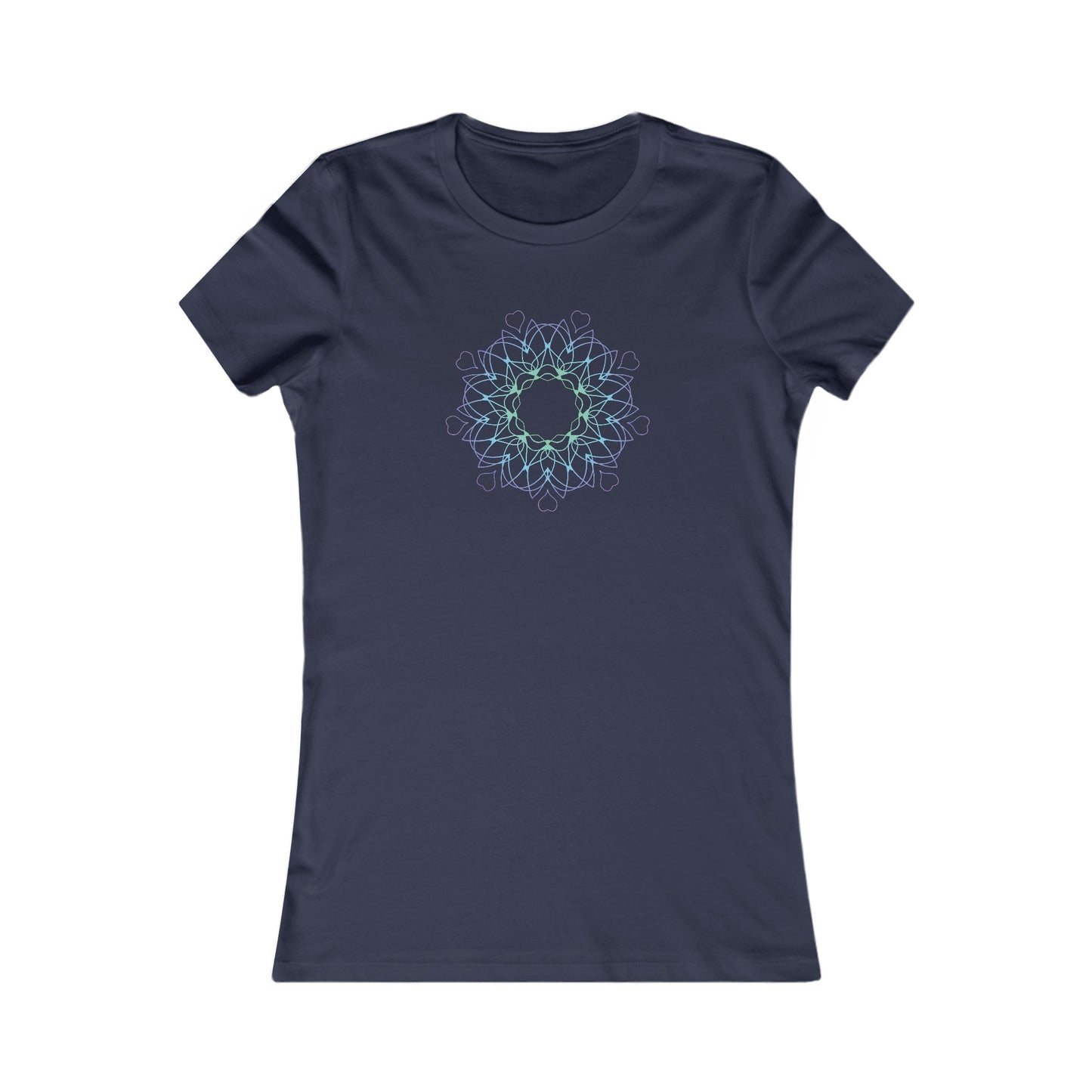 Colorful Mandala Fitted Tee (007)