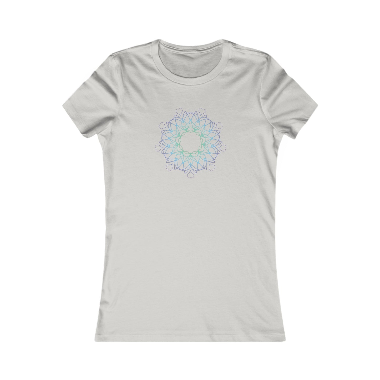 Colorful Mandala Fitted Tee (007)