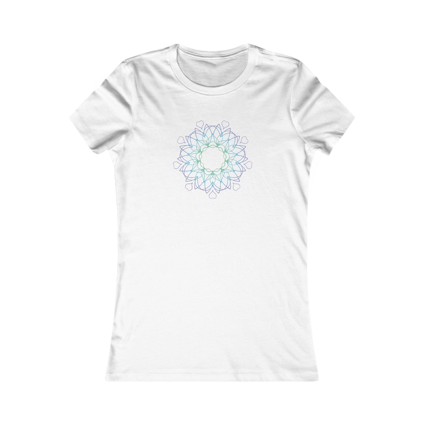 Colorful Mandala Fitted Tee (007)