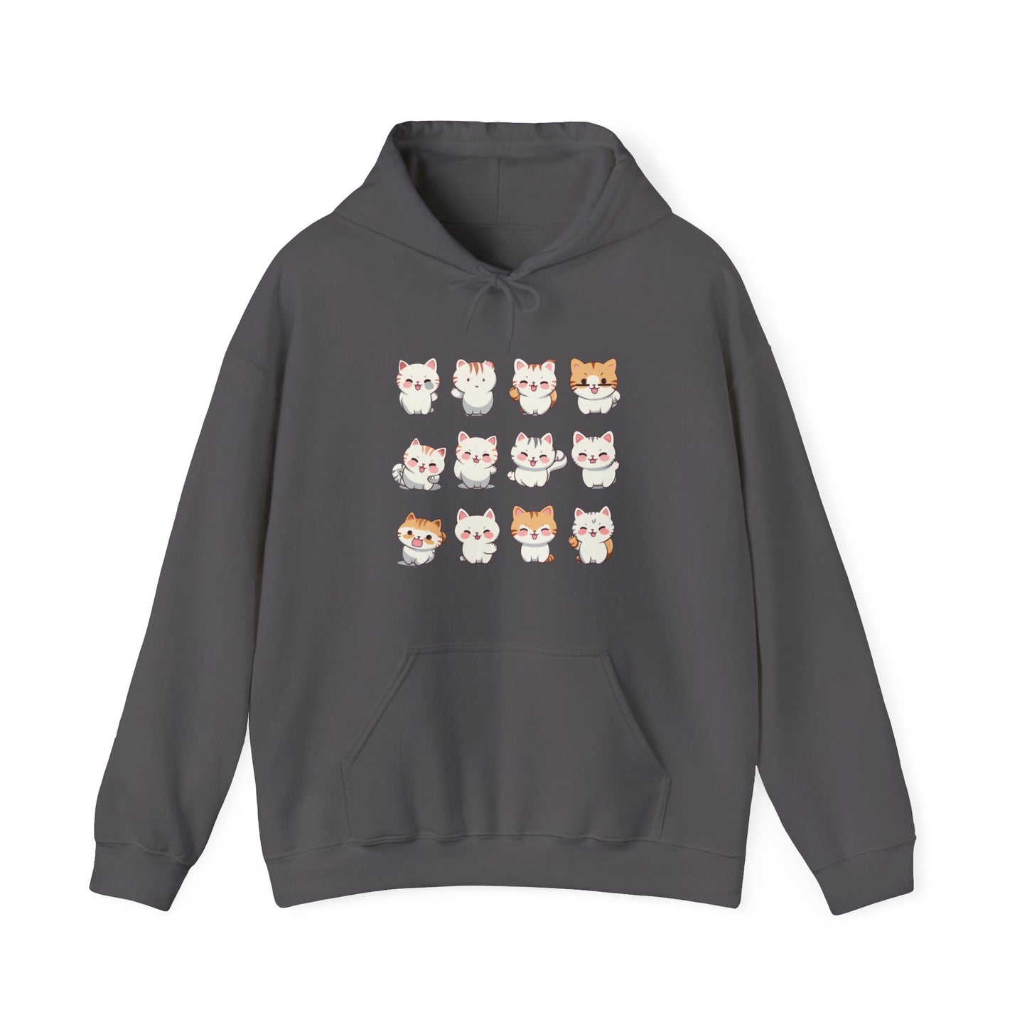 Cute Cat Set Hooded Sweatshirt