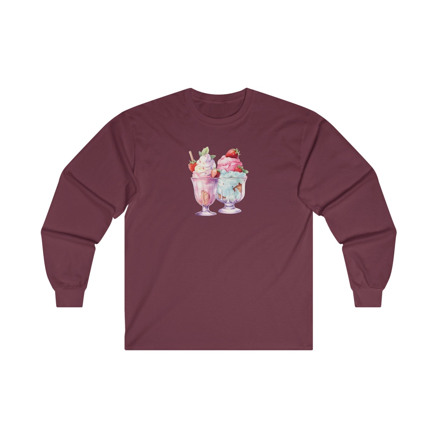 Ice Cream Sundae Long Sleeve Tee