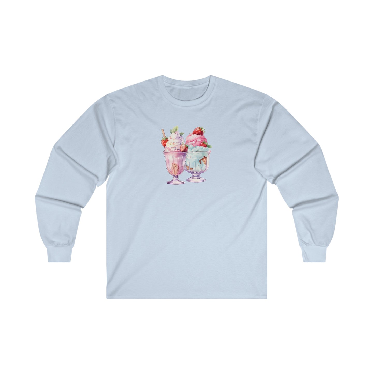 Ice Cream Sundae Long Sleeve Tee
