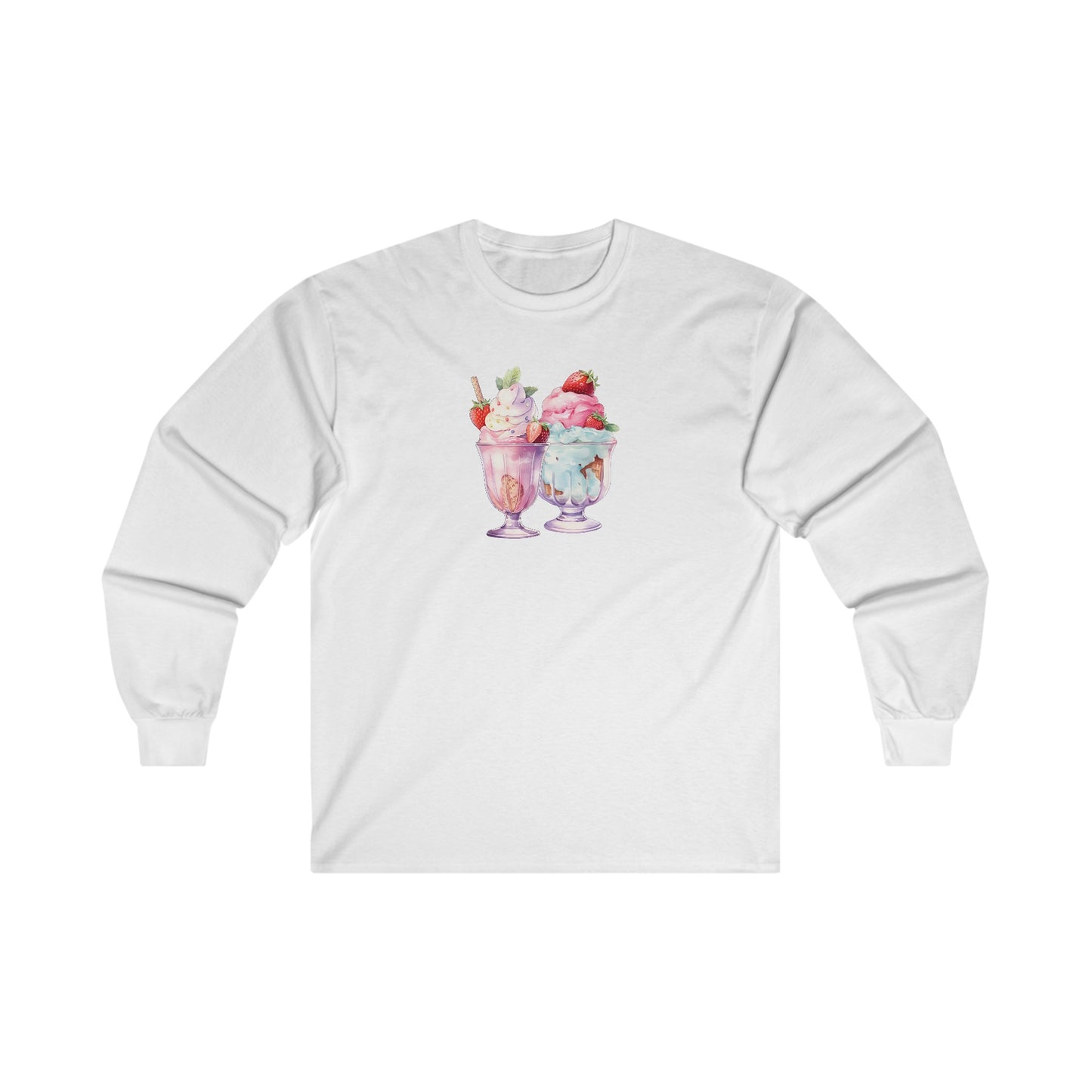 Ice Cream Sundae Long Sleeve Tee