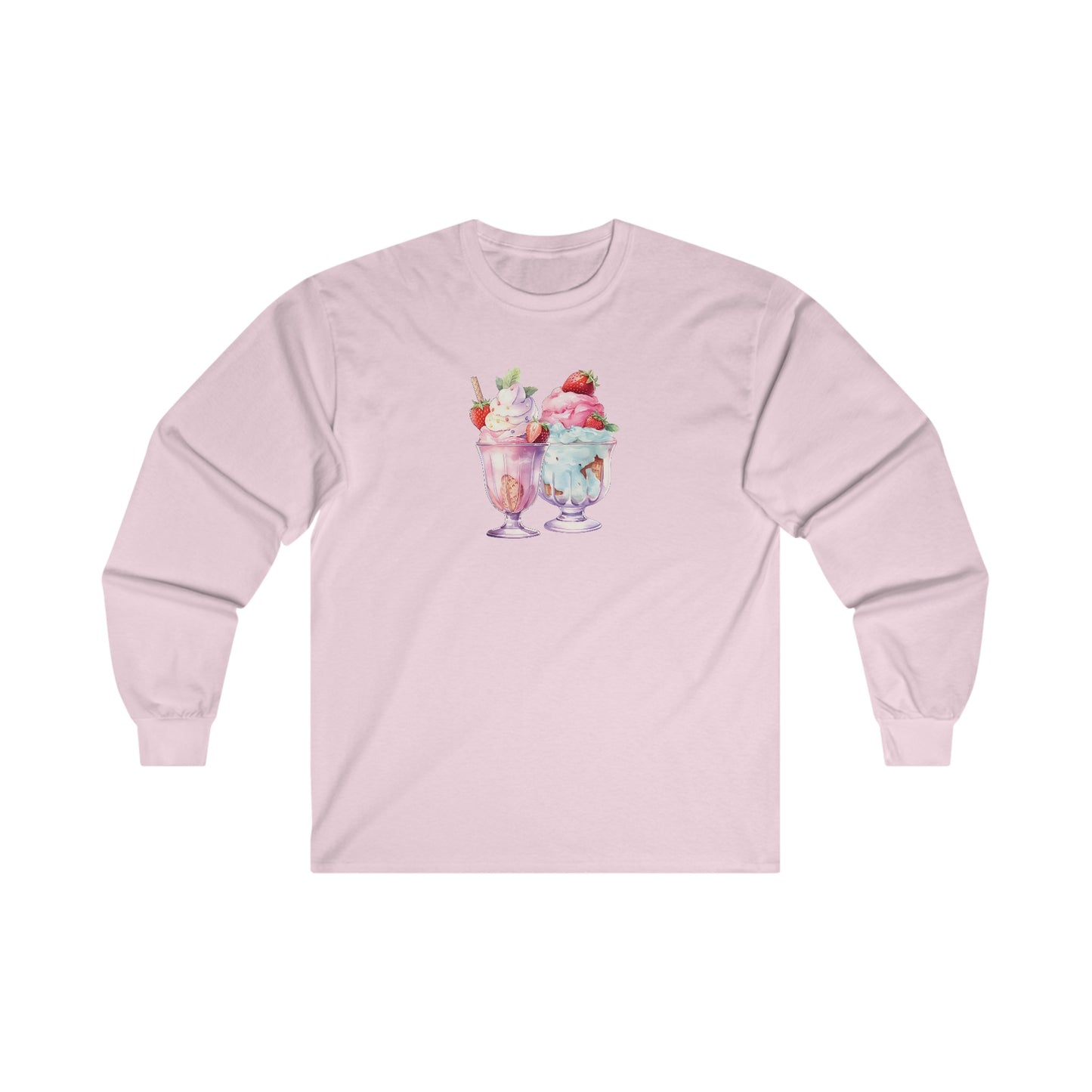 Ice Cream Sundae Long Sleeve Tee