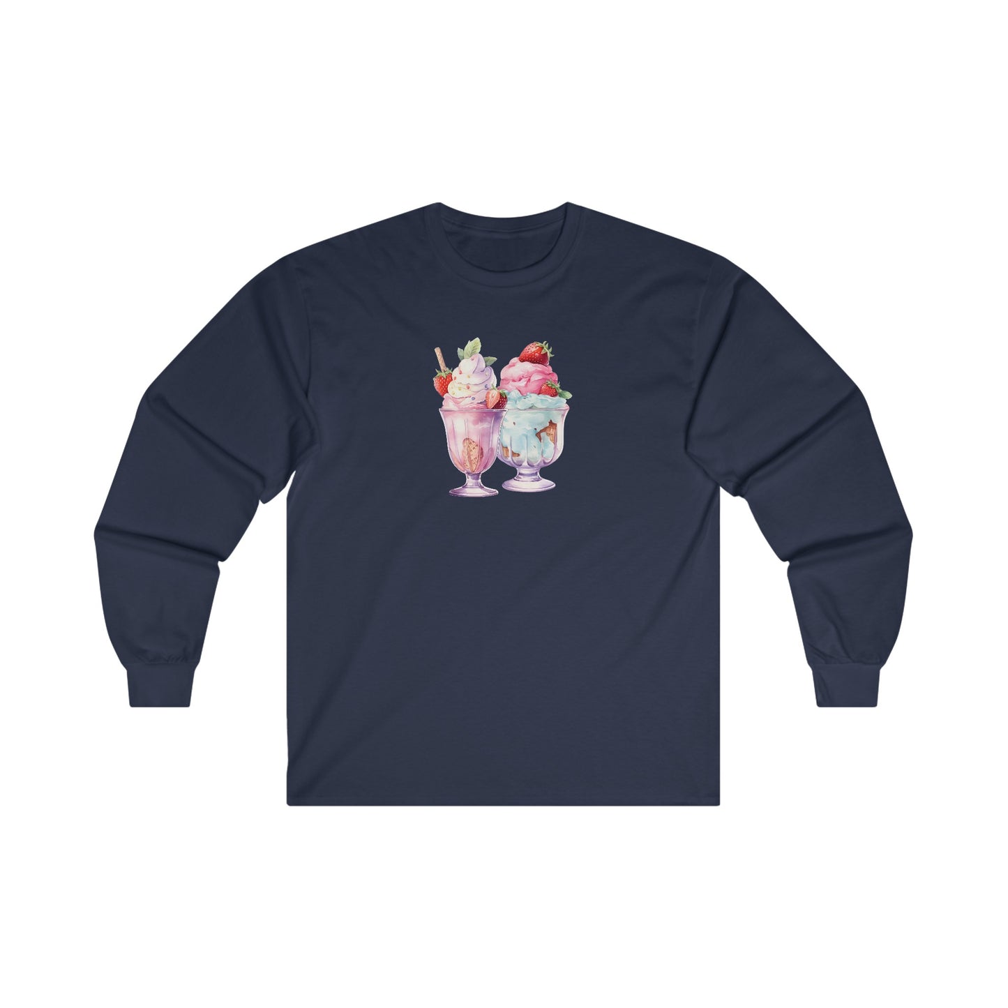 Ice Cream Sundae Long Sleeve Tee