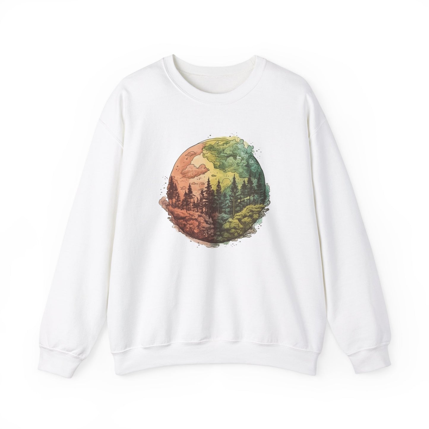 Watercolor Forest Sweatshirt