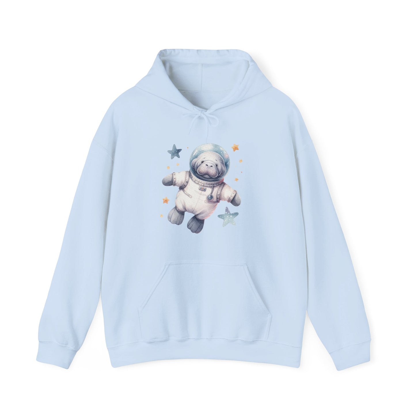 Manatee Astronaut Hooded Sweatshirt