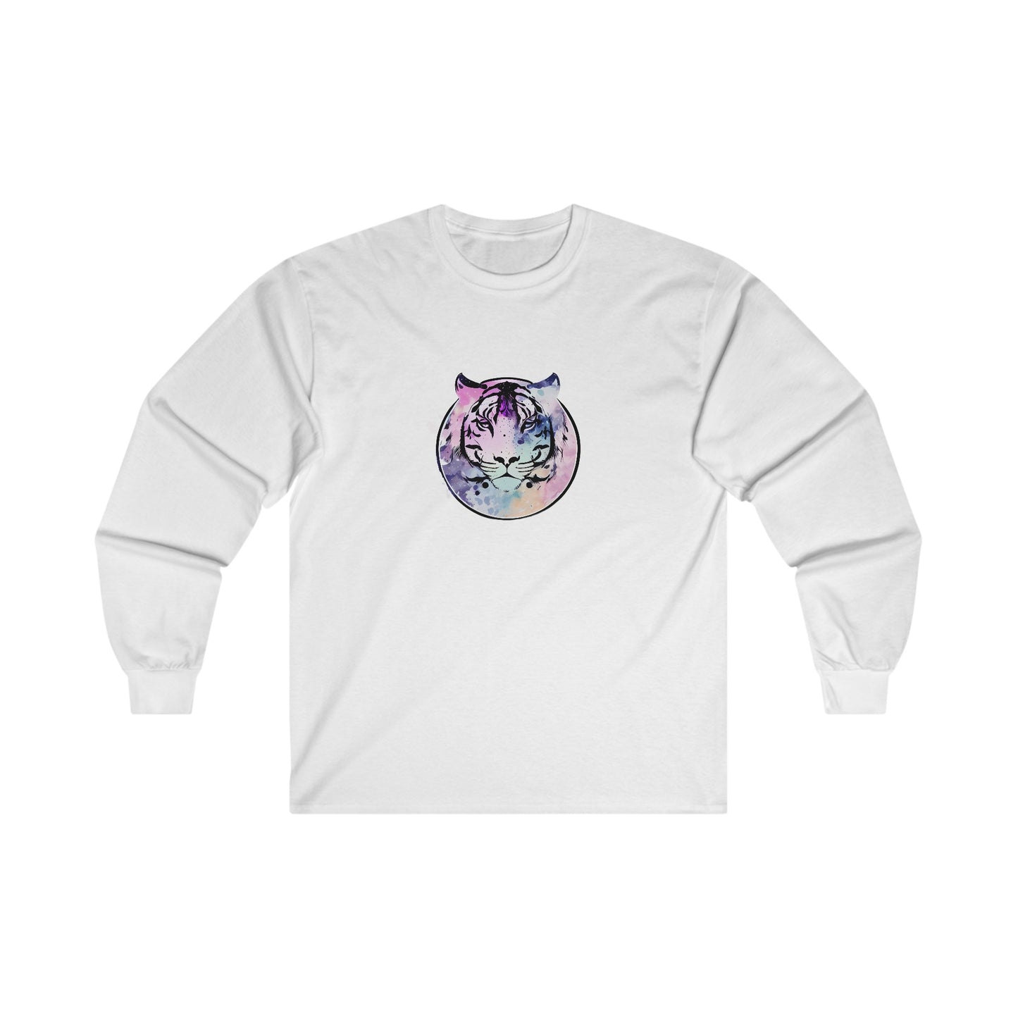 Watercolor Tiger Long Sleeve Tee