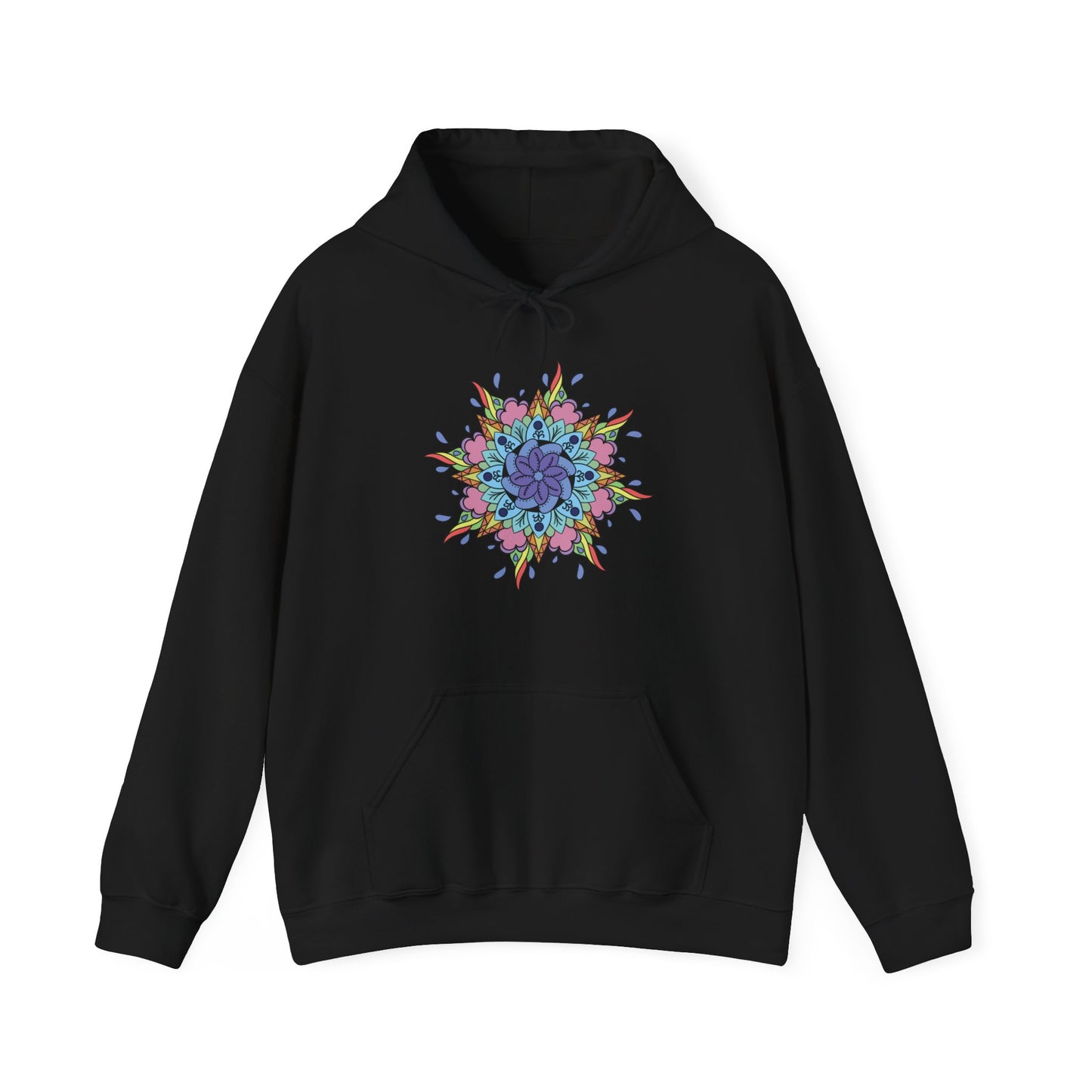 Colorful Mandala Hooded Sweatshirt (030)