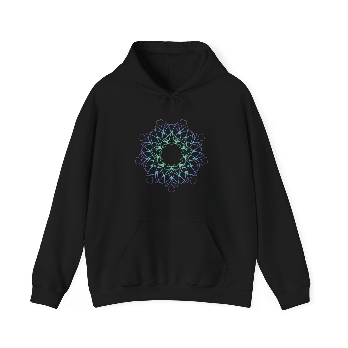 Colorful Mandala Hooded Sweatshirt (007)