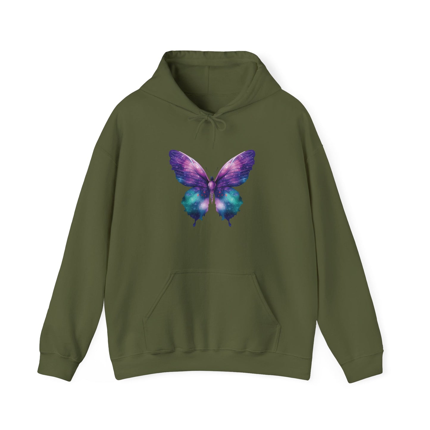 Cosmic Butterfly Hooded Sweatshirt