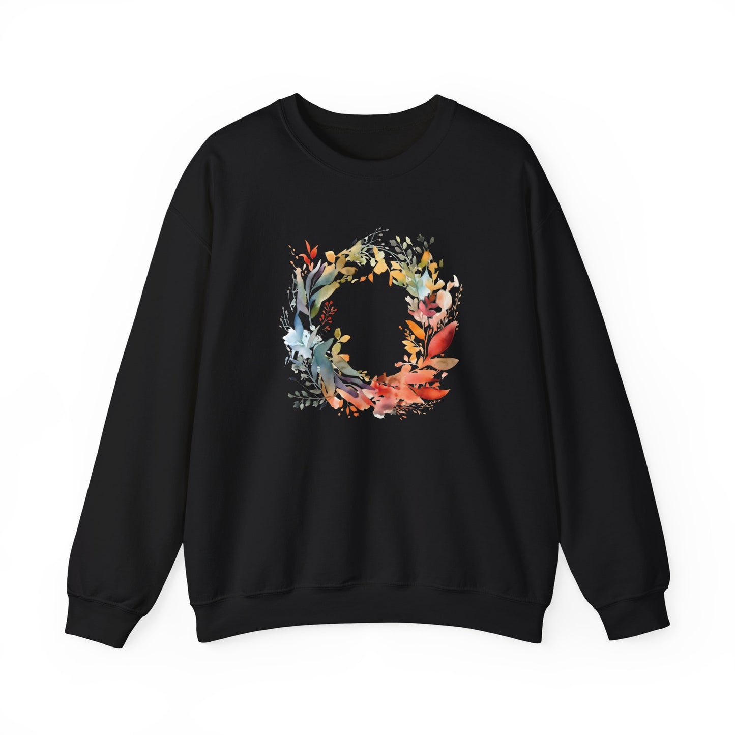 Watercolor Floral Circle Sweatshirt