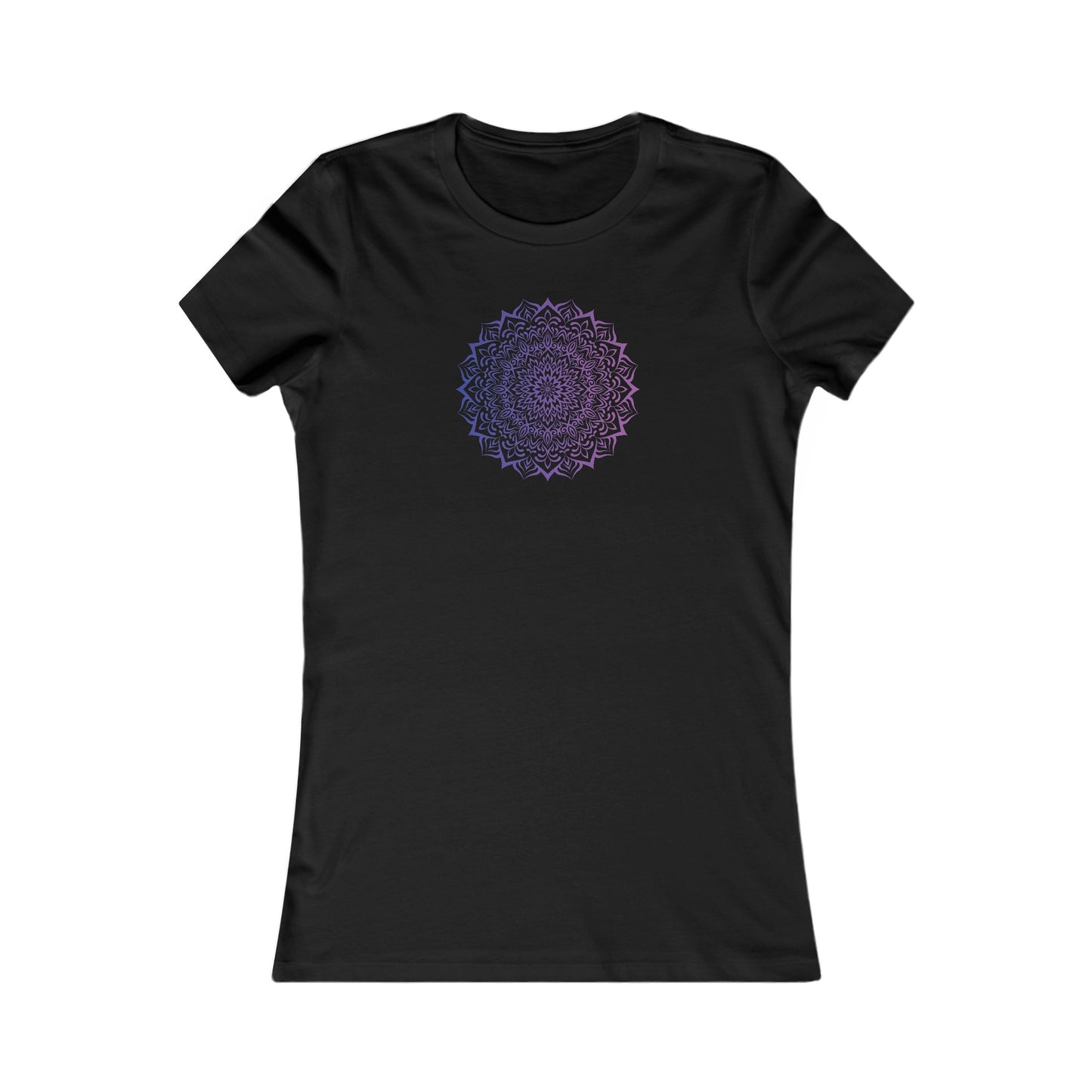 Colorful Mandala Fitted Tee (018)