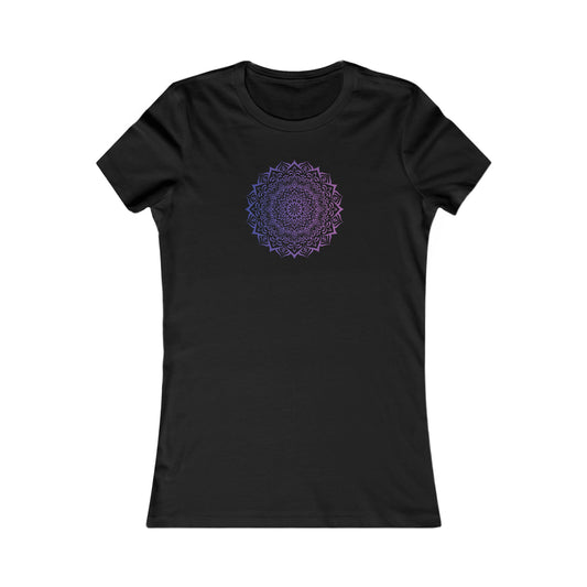 Colorful Mandala Fitted Tee (018)