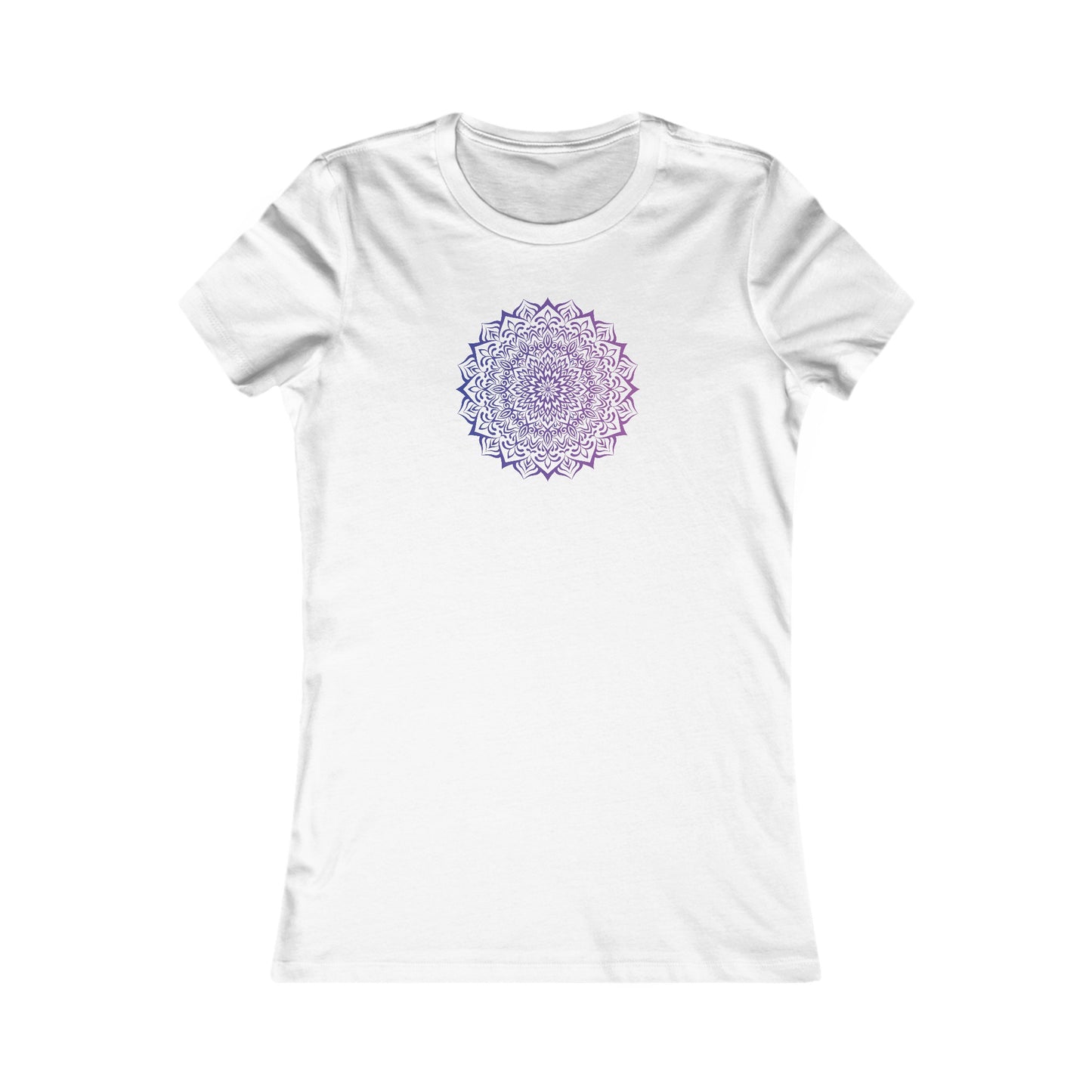 Colorful Mandala Fitted Tee (018)