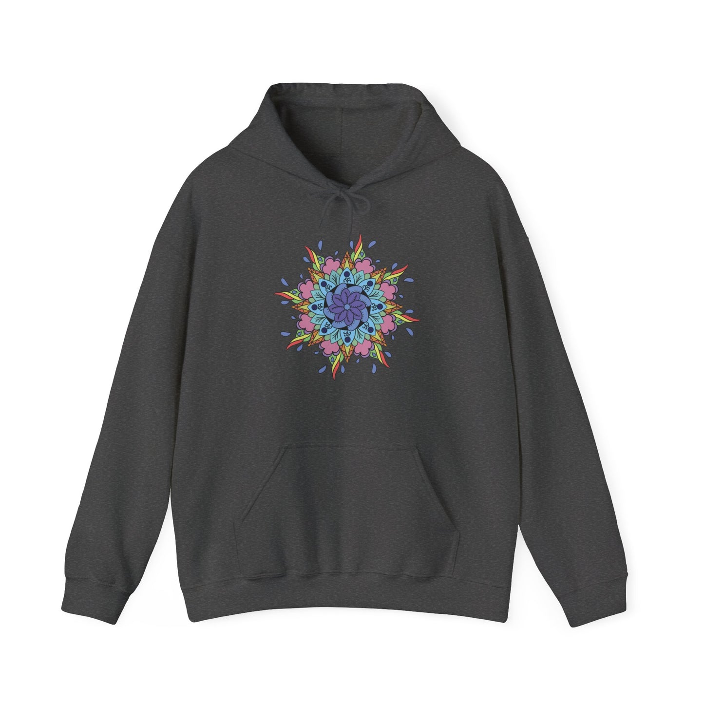 Colorful Mandala Hooded Sweatshirt (030)