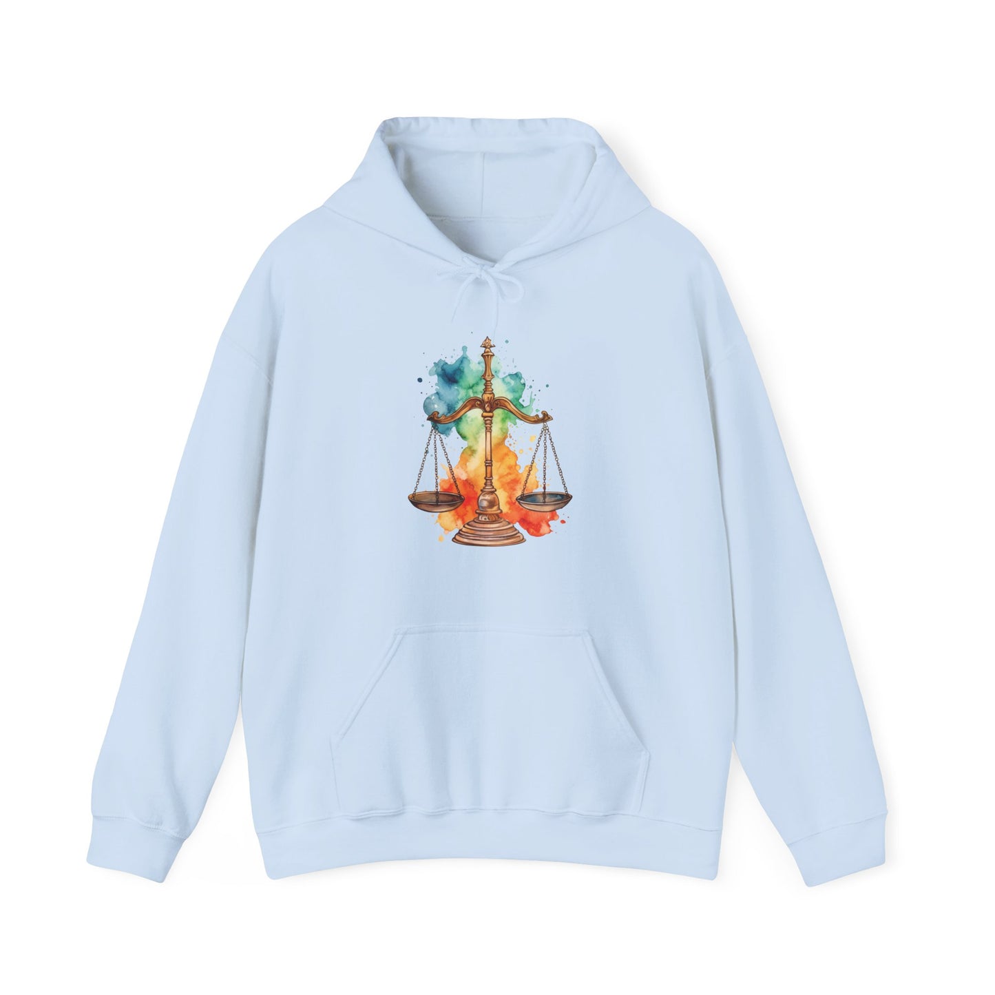 Watercolor Scale Hooded Sweatshirt