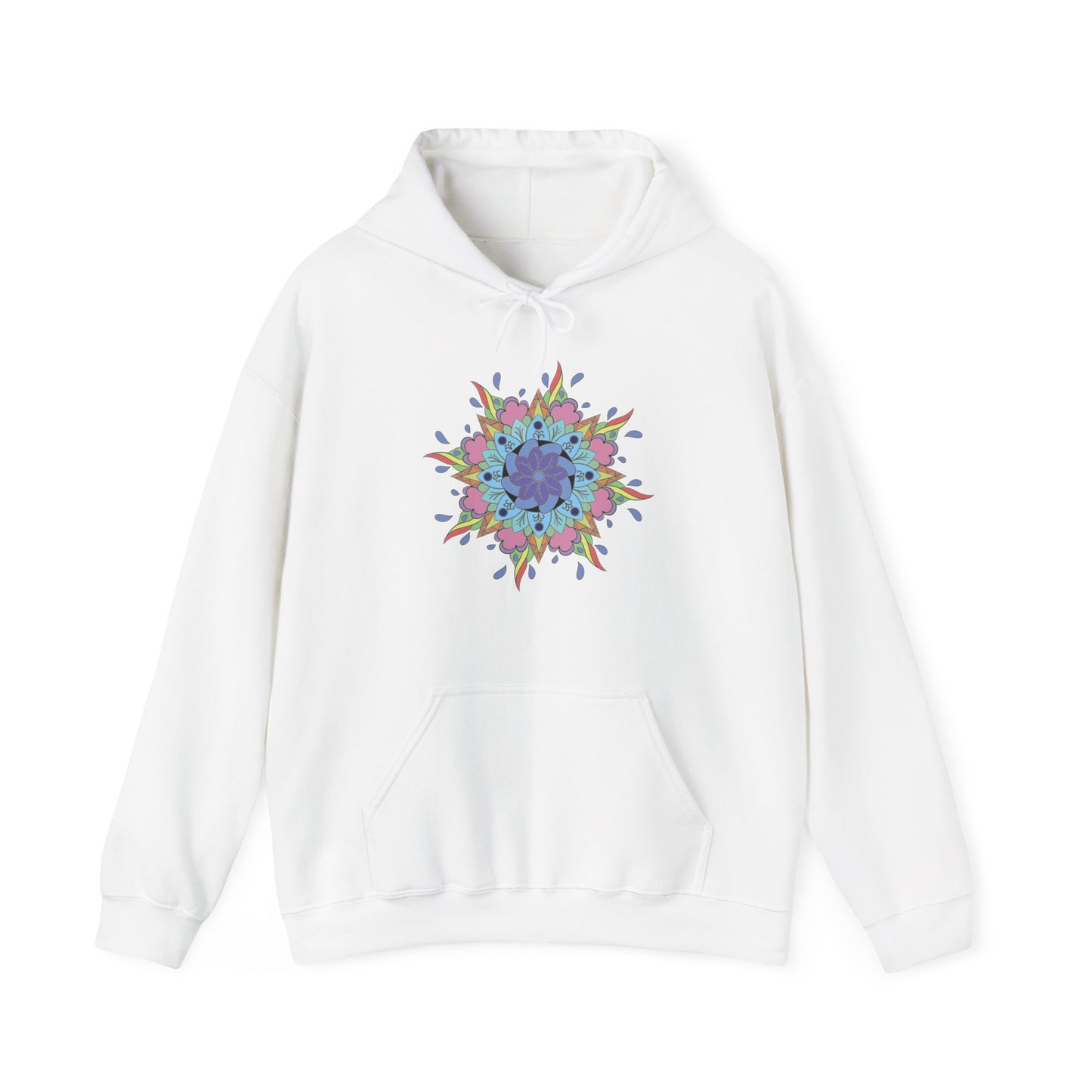 Colorful Mandala Hooded Sweatshirt (030)