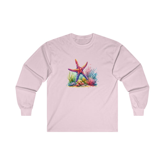 Watercolor Under the Sea Long Sleeve Tee