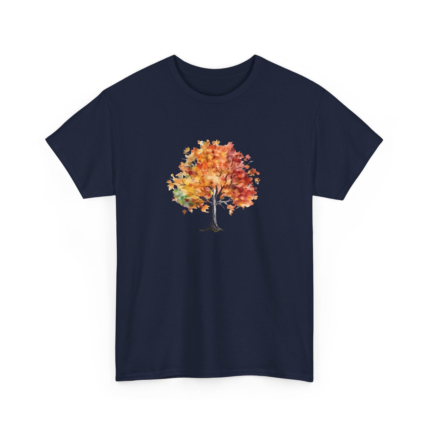 Watercolor Autumn Tree Short Sleeve Tee
