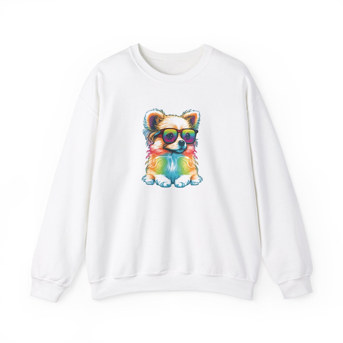 Dog with Sunglasses Sweatshirt 004