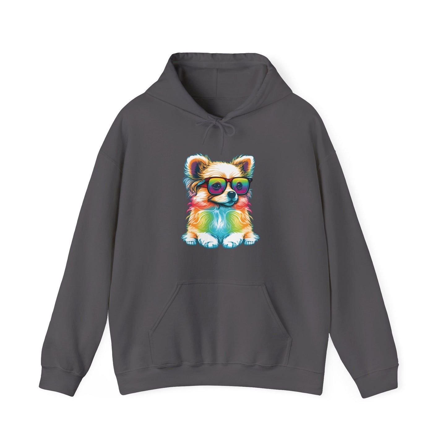 Dog with Sunglasses Hooded Sweatshirt 004