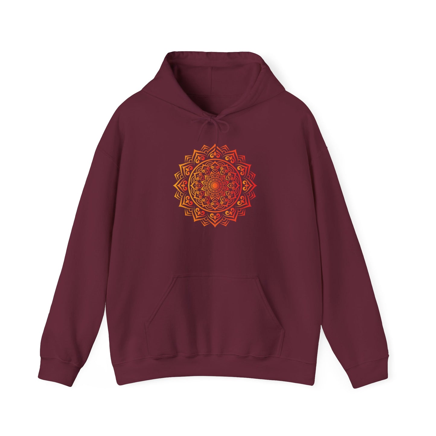 Colorful Lotus Hooded Sweatshirt (015)
