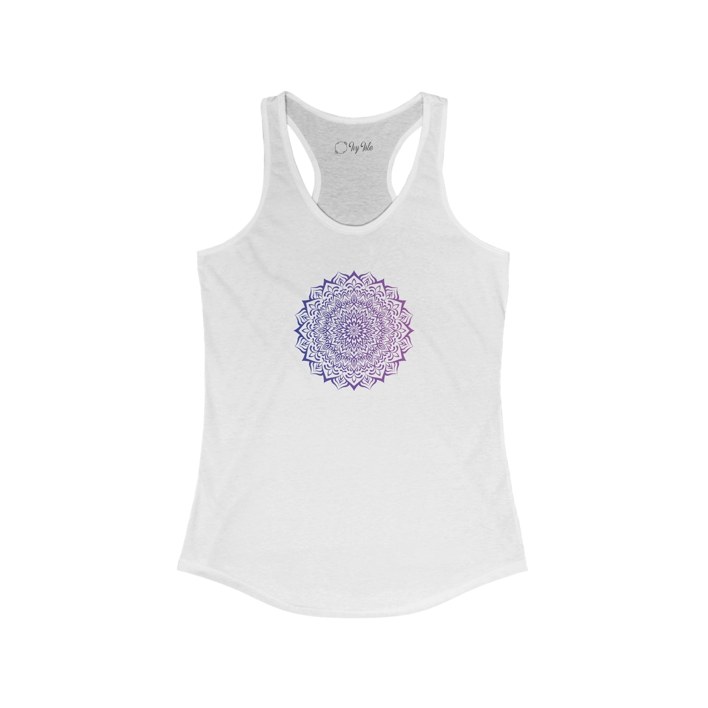 Colorful Mandala Racerback Tank (018)