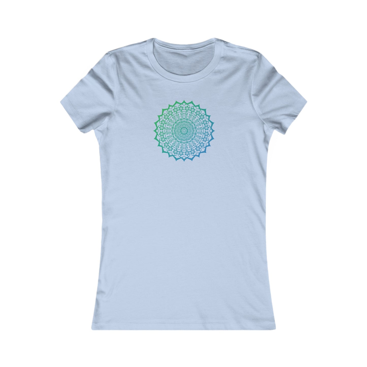 Colorful Mandala Fitted Tee (022)