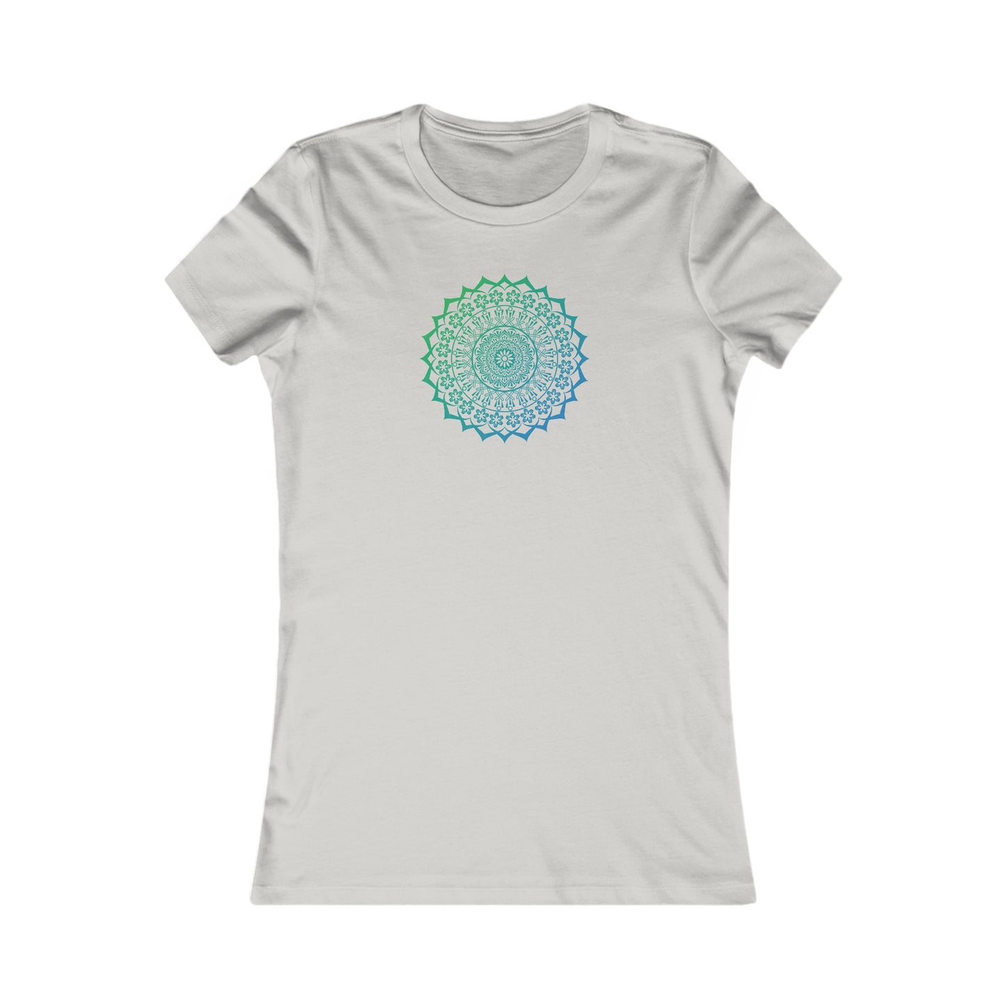 Colorful Mandala Fitted Tee (022)