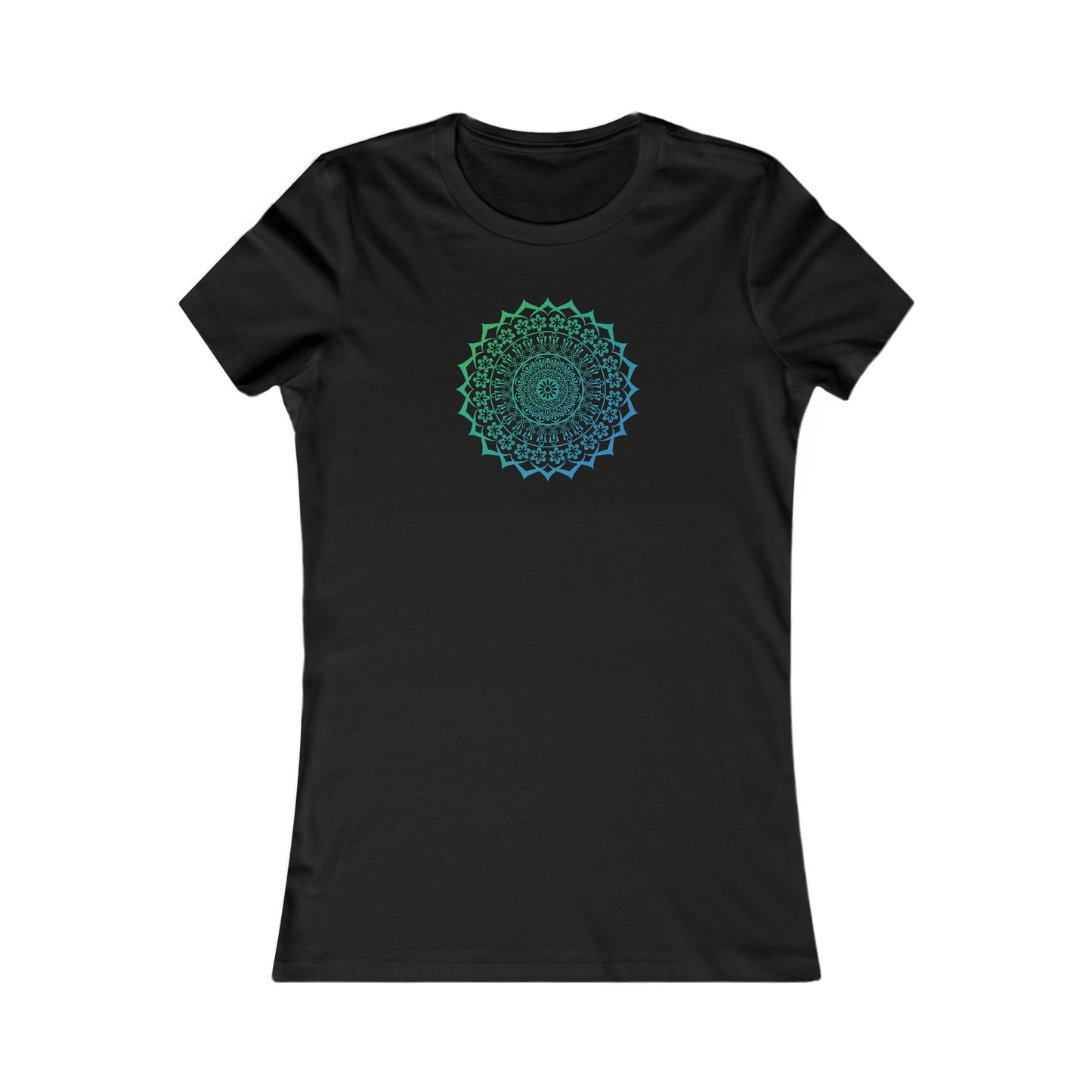 Colorful Mandala Fitted Tee (022)