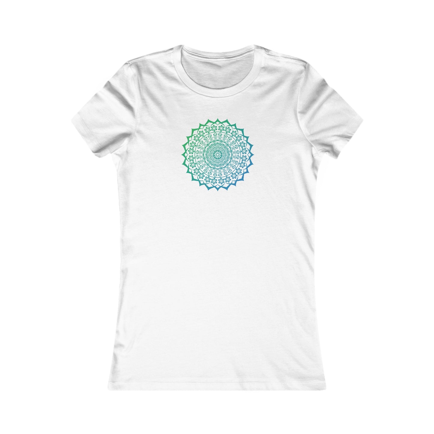 Colorful Mandala Fitted Tee (022)
