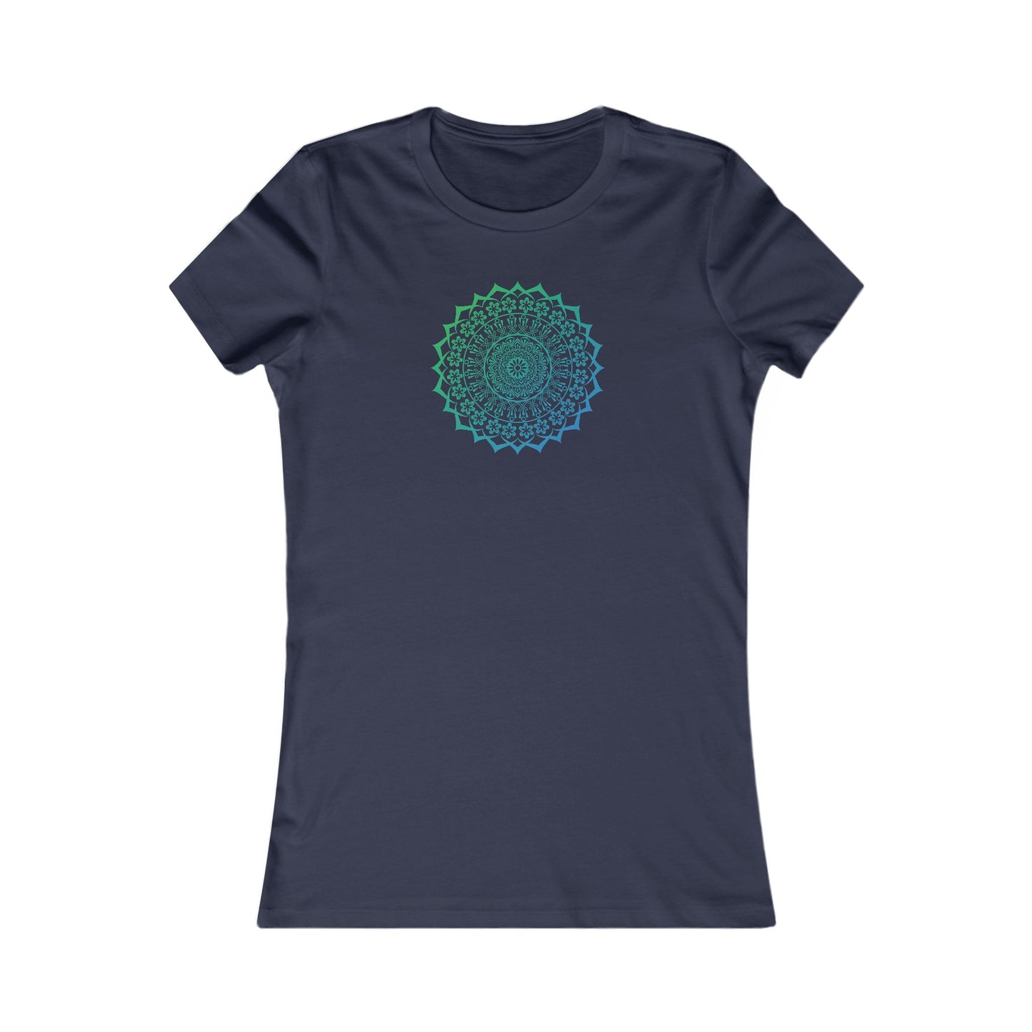 Colorful Mandala Fitted Tee (022)