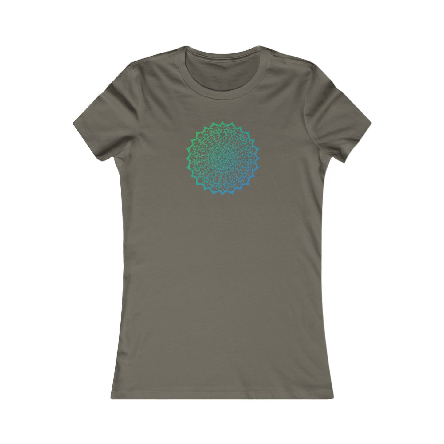 Colorful Mandala Fitted Tee (022)