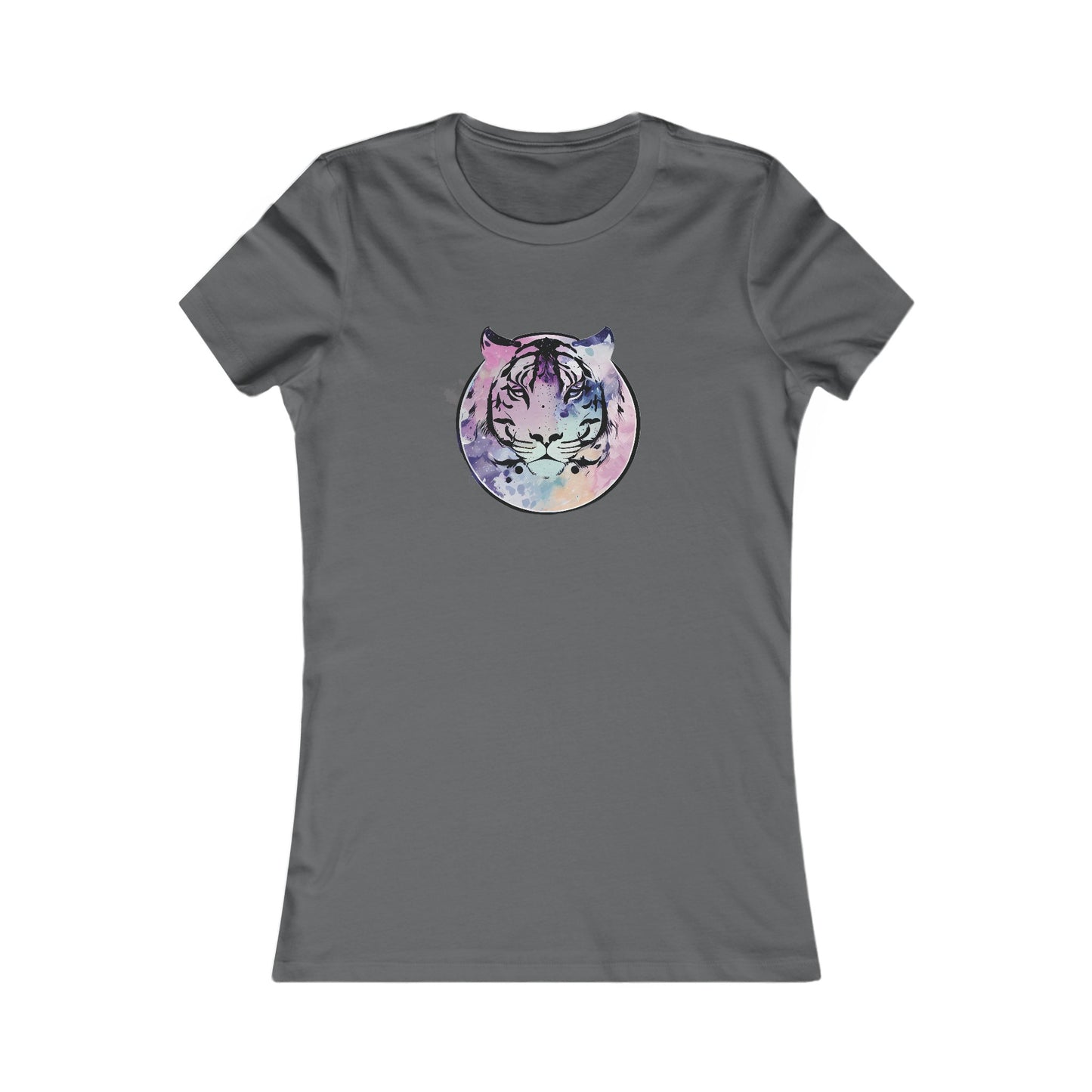 Watercolor Tiger Fitted Tee