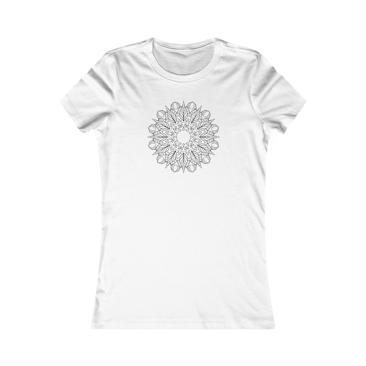 Mandala Fitted Tee (010)